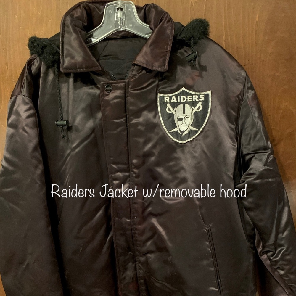 Raiders Youth Jacket with hood.